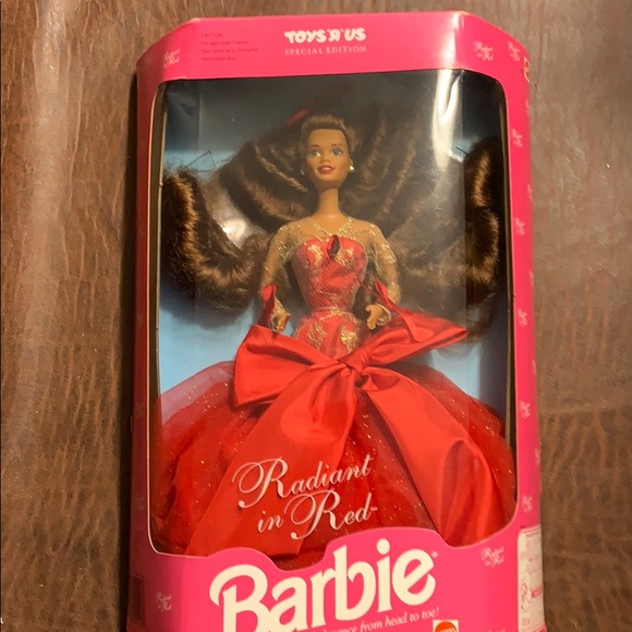 radiant in red barbie
